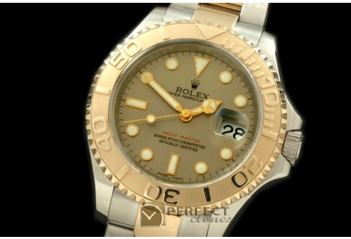 RYMENT00013A Yachtmaster Men SS/YG TT Grey Asian 2836/3135