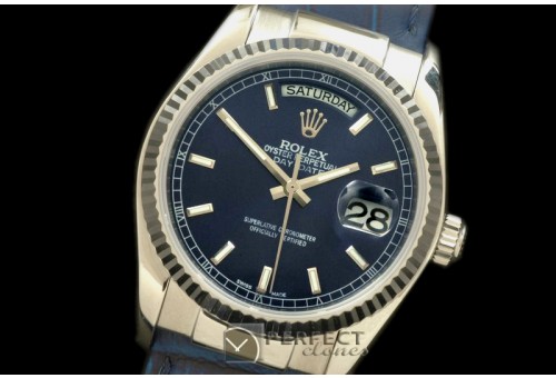 RLDDS60106L DayDate Fluted Midnight Blue SS/LE Asian 2813