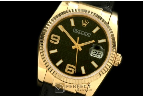 RDJMF00015A YG/LE Black Asian 2836/3135-Real Diamonds