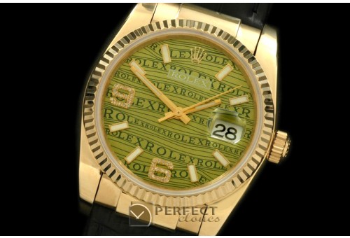 RDJMF00113 YG/LE Khaki Asian 2813 2880-Real Diamonds