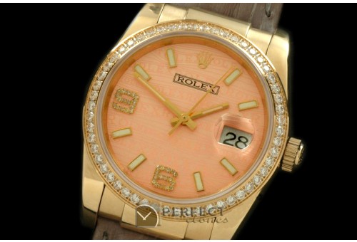 RDJMF00114D YG/LE Salmon Asian 2813 2880-Real Diamonds