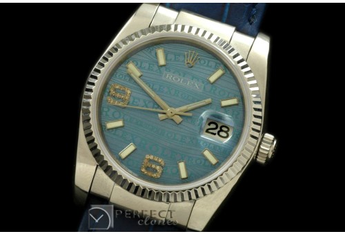 RDJMS00042 SS/LE Blue Swiss Eta 2836/3135-Real Diamonds
