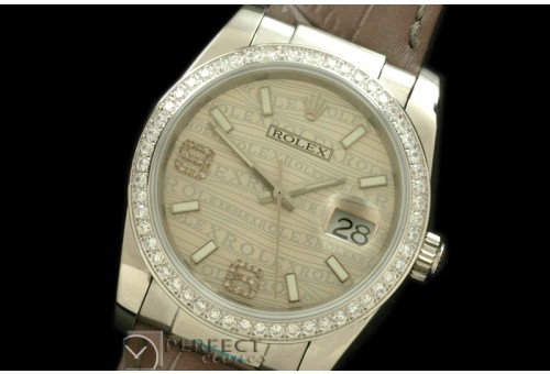 RDJMS00081D SS/LE Champagne Asian 2813 2880Real Diamonds