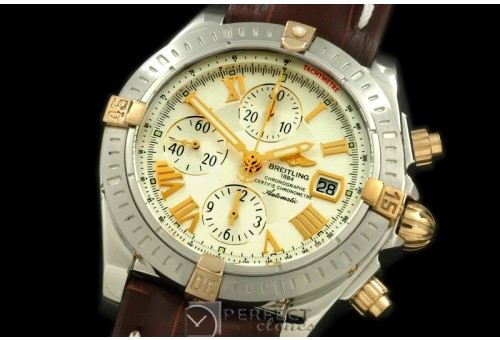 BLEV00221L Chronomat Evo SS/YG/LE White Roman A-77528800