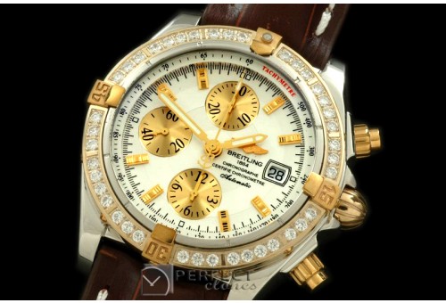 BLEVB00201L Chronomat Evo SS/LE White Sticks A-77528800