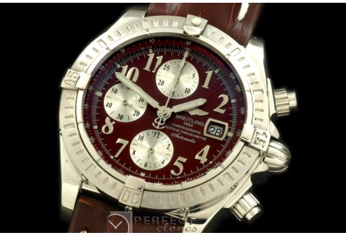 BLEV00115L Chronomat Evo SS/LE Brown Num A-77528800