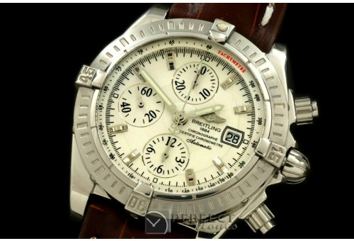 BLEV00101L Chronomat Evo SS/LE White Sticks A-77528800