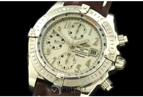 BLEV00111L Chronomat Evo SS/LE White Num A-77528800