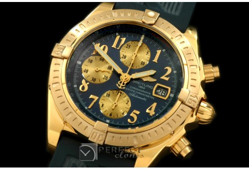 BLEV00313R Chronomat Evo YG/RU Blue Num A-77528800