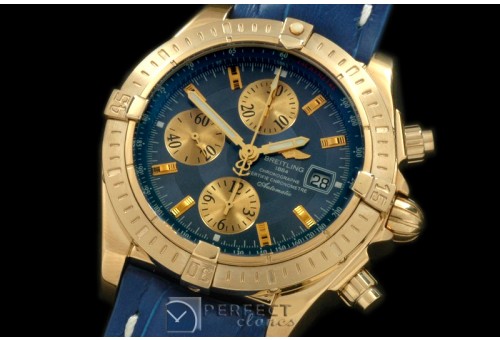 BLEV00303L Chronomat Evo YG/LE Blue Sticks A-77528800