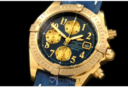 BLEV00313L Chronomat Evo YG/LE Blue Num A-77528800