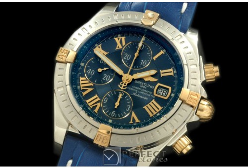 BLEV00223L Chronomat Evo SS/YG/LE Blue Roman A-77528800