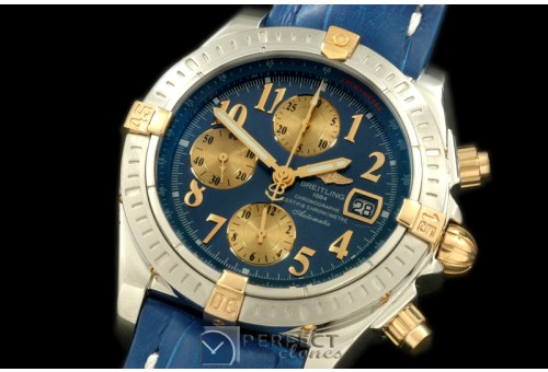 BLEV00213L Chronomat Evo SS/YG/LE Blue Num A-77528800