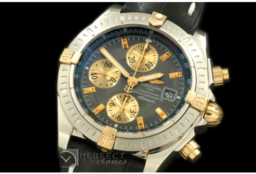 BLEV00204L Chronomat Evo SS/YG/LE Grey Sticks A-77528800