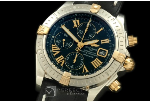 BLEV00222L Chronomat Evo SS/YG/LE Black Roman A-77528800