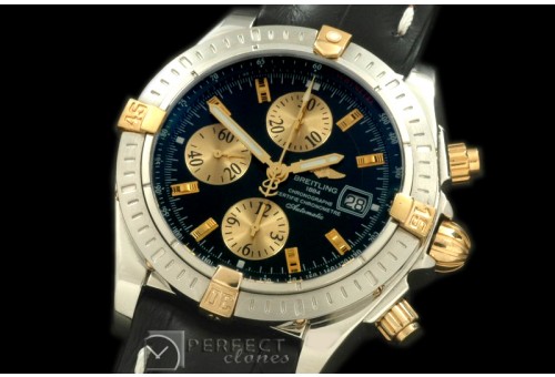 BLEV00202L Chronomat Evo SS/YG/LE Black Sticks A-77528800