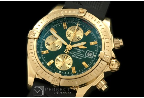 BLEV00306R Chronomat Evo YG/RU Green Sticks A-77528800