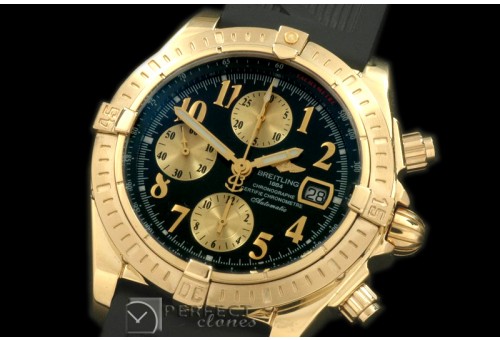 BLEV00312R Chronomat Evo YG/RU Black Num A-77528800