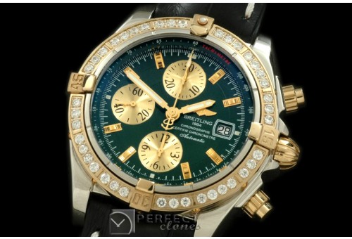 BLEVB00206L Chronomat Evo SS/LE Green Sticks A-77528800