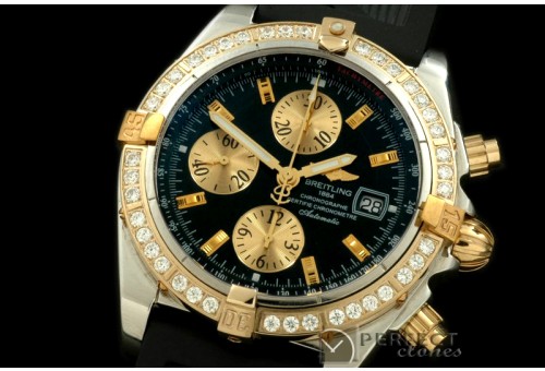 BLEVB00202R Chronomat Evo SS/RU Black Sticks A-77528800