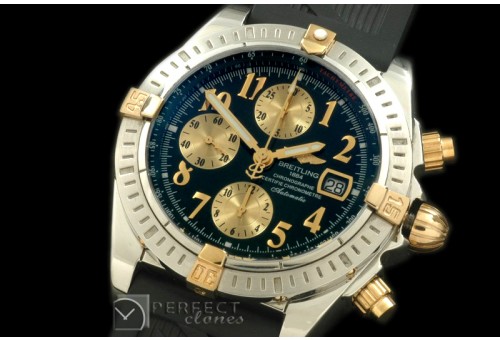 BLEV00212R Chronomat Evo SS/YG/RU Black Num A-77528800