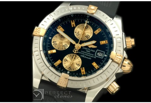 BLEV00202R Chronomat Evo SS/YG/RU Black Sticks A-77528800