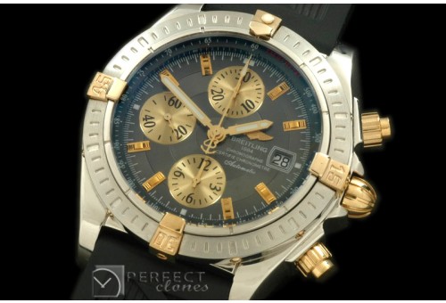 BLEV00204R Chronomat Evo SS/YG/RU Grey Sticks A-77528800