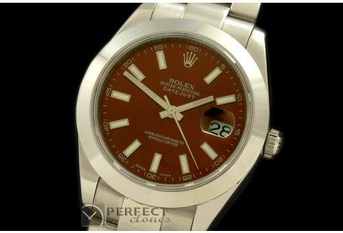 R41DJS00056 SS Oyster Brown Sticks Asian Eta 2836-2 25J