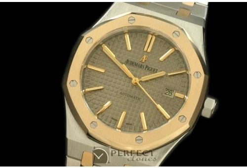 AP15400-114 Royal Oak 1540SS/YG Grey Swiss 2824
