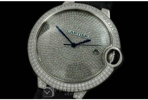 CARBA00032 Ballon De Cartier Men SS/LE Diam Asian Eta 2892