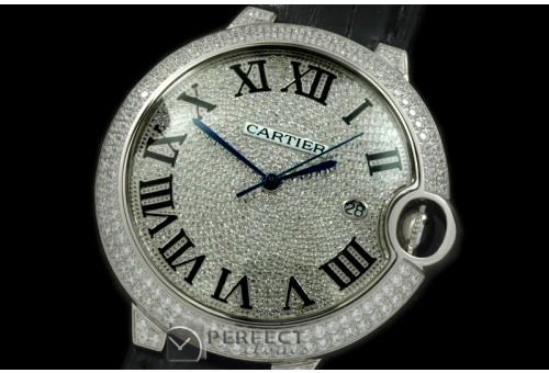 CARBA00031 Ballon De Cartier Men SS/LE Diam Asian Eta 2892