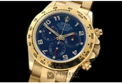 RLDF00115 Daytona 116528 YG/SS Blue Num A-775Sec@6 28800