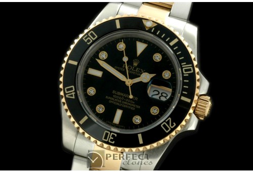 RLST00005 116613 Black TT/Diam Sub Swiss 2836/3135