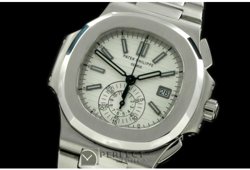 0 0 PP00081 5980 Nautilis Chrono SS/SS White A-7750