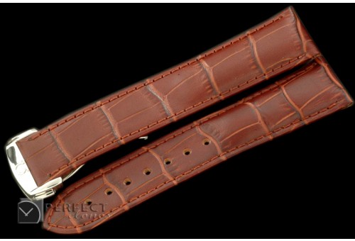OMLE00102 Brown Calf/Croc Pressed Design c/w SS Insignia Depl