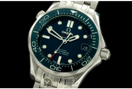 OM300M-202 Seamaster 300M Ladies SS/SS Blue Miyota 9105