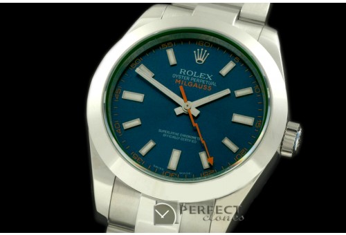 RLM00106 Milguass SS Blue (Green Sapphire) Asian 2813 25J 28