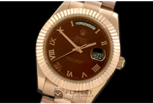 R41DDR00085 President/Fluted RG Brown Roman Asian Clone 2836