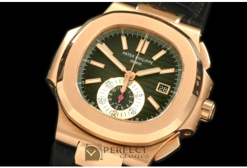 0 0 PP00092L 5980 Nautilis Chrono RG/LE Black A-7750