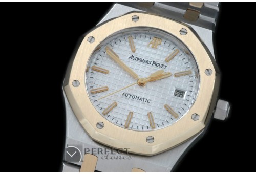 AP00043 Royal Oak Jumbo Auto SS/YG TT White A-2824-2