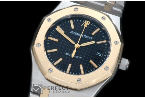 AP00044 Royal Oak Jumbo Auto SS/YG TT Black A-2824-2