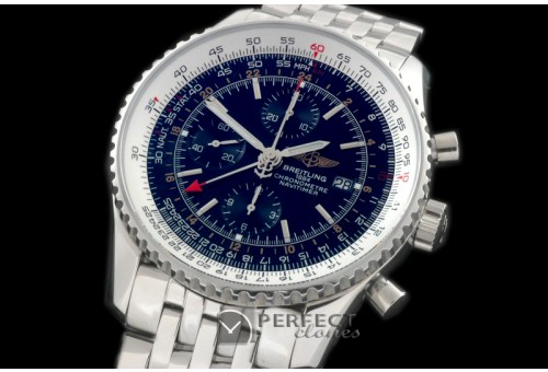 BLNVW00102 Navitimer World SS/SS Black A-