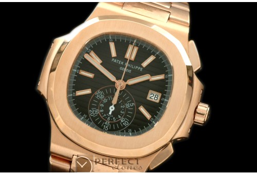 0 0 PP00094 5980 Nautilis Chrono RG/RG Black A-7750