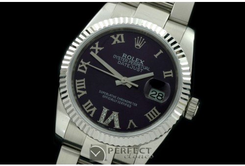 RDJMS00501 SS/SS Oyster Purple Roman/Diam 2836