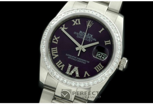 RDJMS00501D1 SS/SS Oyster Purple Roman/Diam 2836