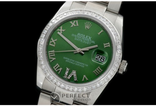RDJMS00502D1 SS/SS Oyster Green Roman/Diam 2836