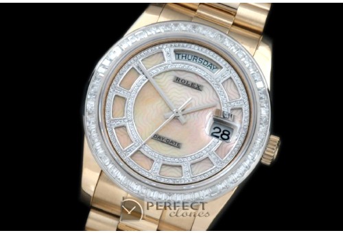 RLDDF00872 2014 Y-Gold/President M-Gold Wavy Grid Asian 2813