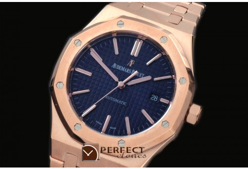 AP15400-223 Royal Oak 1540RG/RG Blue Jap M 9015