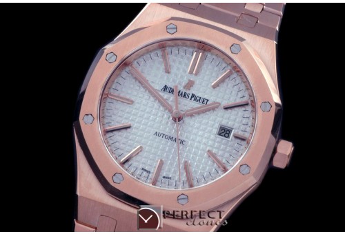 AP15400-221 Royal Oak 1540RG/RG White Jap M 9015