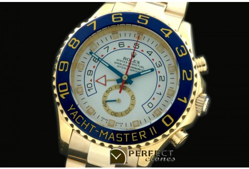 RYM2-1021 Yacthmaster II (44mm) YG White Asia 7750